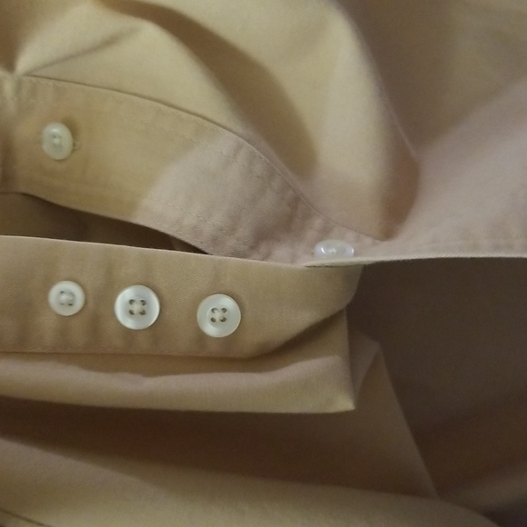 Croft & Barrow - Button down shirt, Size - L, Color - Brown cream - Picture 7 of 11